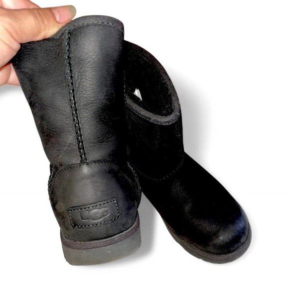UGG Black Ankle Boots - Picture 3 of 4